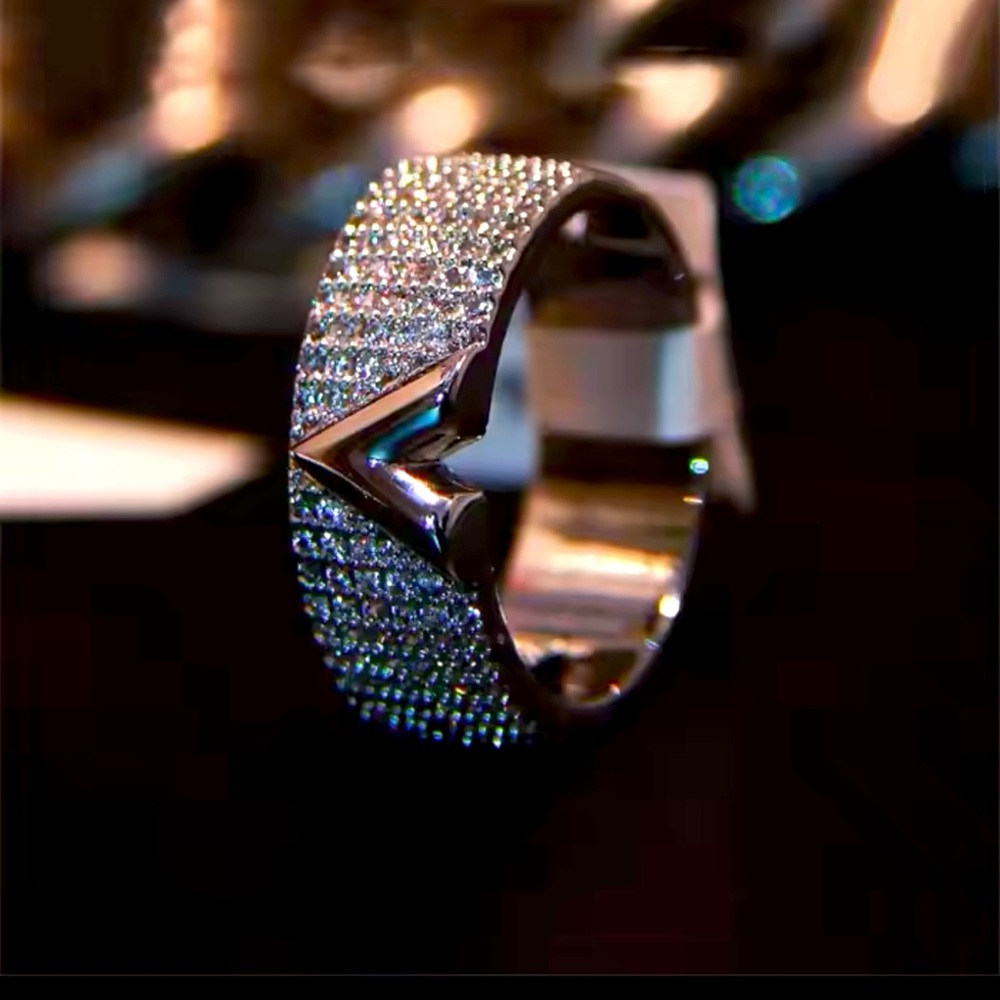 New Arrivals! Elegant Silver and Gold Women's Ring